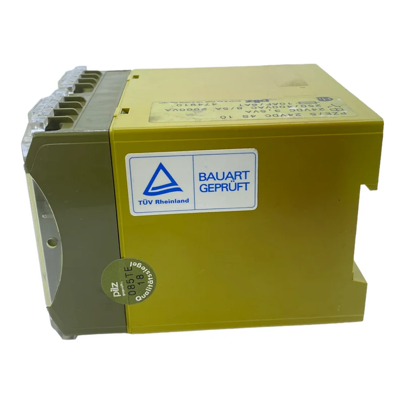 PILZ PZE/5 Sicherheitsrelais 17774 24V DC 4S 1Ö 3,5VA 250/400V AC 8/5A Relais