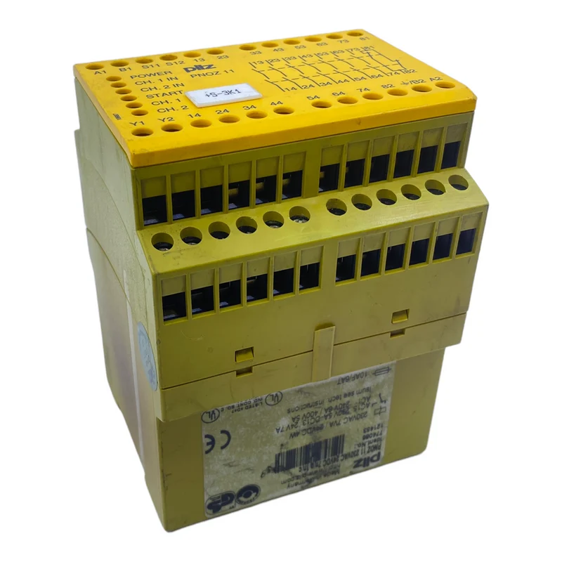 Pilz PNOZ11 Sicherheitsrelais 774086 230V AC 24V DC 4W 7n/o 1n/c - Industrie