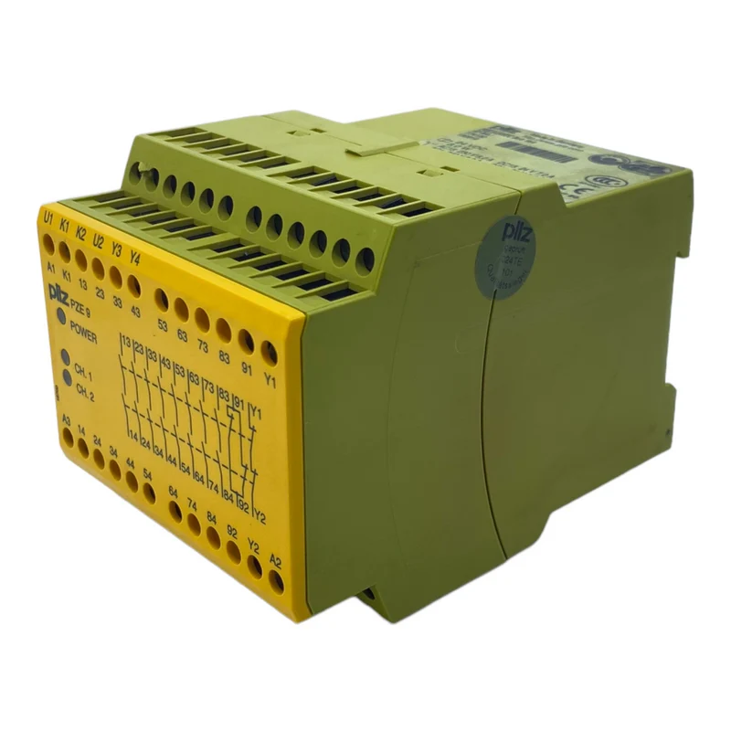 Pilz PZE9 Sicherheitsrelais 774150 24V DC 3,0W 8n/o 1n/c - Industrie Einsatz