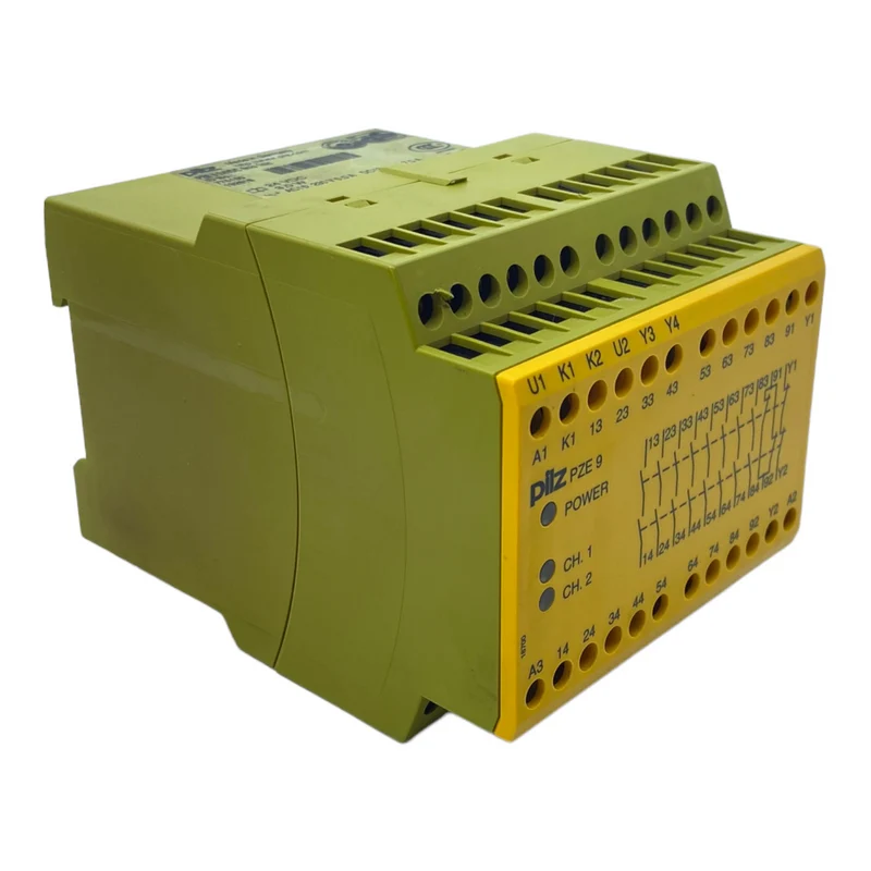 Pilz PZE9 Sicherheitsrelais 774150 24V DC 3,0W 8n/o 1n/c - Industrie Einsatz