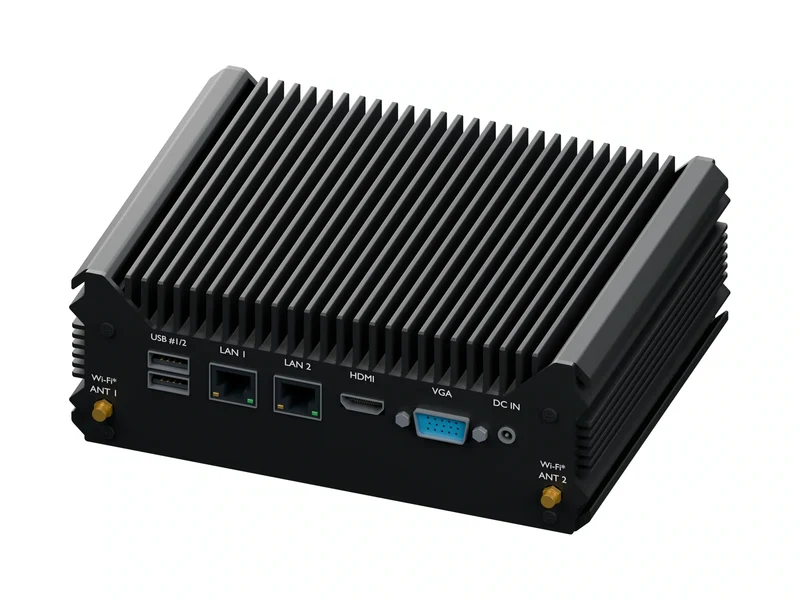 IMDRT121-2L2C Fanless Mini PC - Core i7-4500U, 4GB, 512GB mSATA, Windows 11 Pro