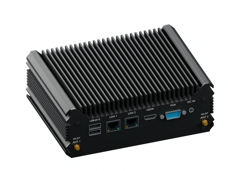 IMDRT121-2L2C Fanless Mini PC - Core i5-5200U, 4GB, 512GB mSATA, Windows 11 Pro