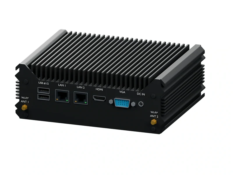 IMDRT121-2L2C Fanless Mini PC - Core i5-4200U, 4GB, 512GB mSATA, Windows 11 Pro