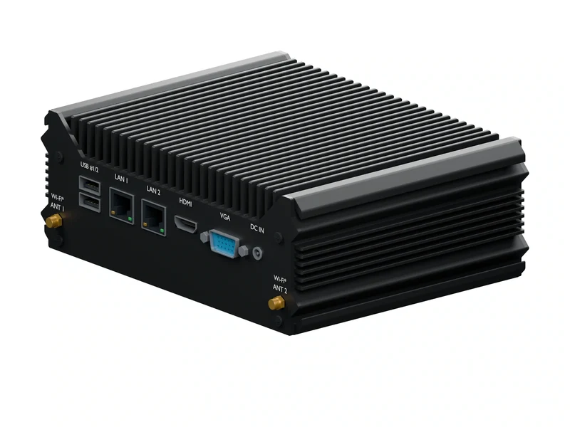 IMDRT121-2L2C Fanless Mini PC - Core i5-5200U, 4GB, 256GB mSATA, Windows 11 IoT LTSC