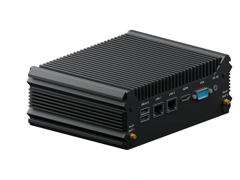 IMDRT121-2L2C Fanless Mini PC - Core i5-5200U, 4GB, 256GB mSATA, Windows 11 Pro