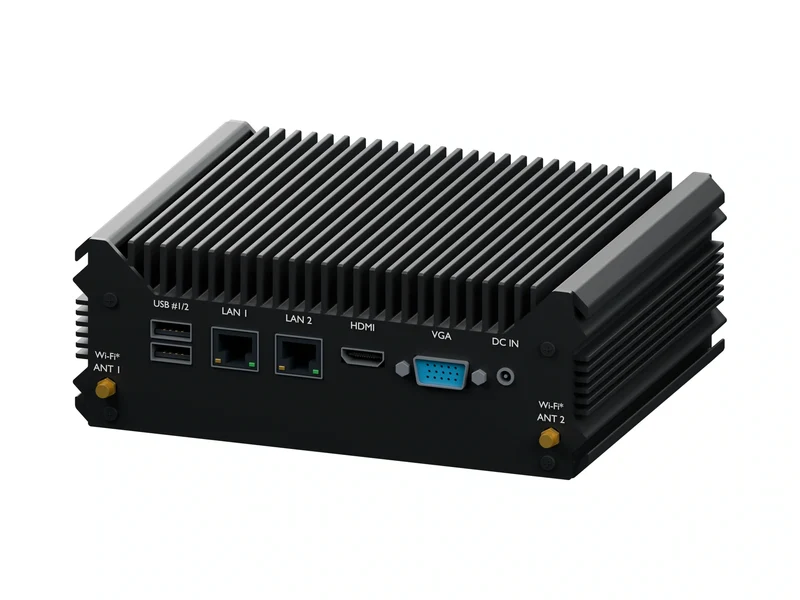 IMDRT121-2L2C Fanless Mini PC - Core i3-5005U, 8GB, 128GB mSATA, Windows 11 IoT LTSC
