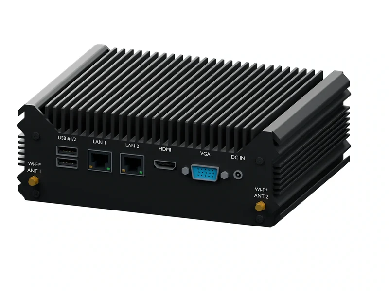 IMDRT121-2L2C Fanless Mini PC - Core i5-4200U, 4GB, 128GB mSATA, Windows 11 Pro
