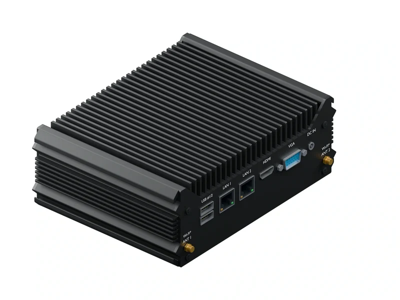 IMDRT121-2L2C Fanless Mini PC - Core i3-5005U, 4GB, 128GB mSATA, Windows 11 IoT LTSC