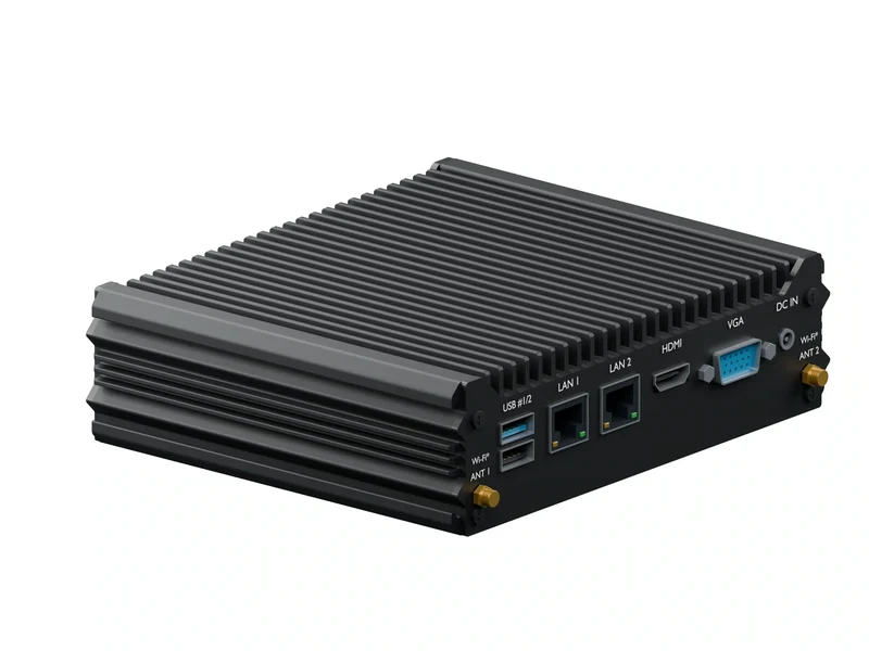 IMDRT120-2L2C Fanless Mini PC - Celeron J1900, 8GB, 1TB mSATA, Windows 11 Pro