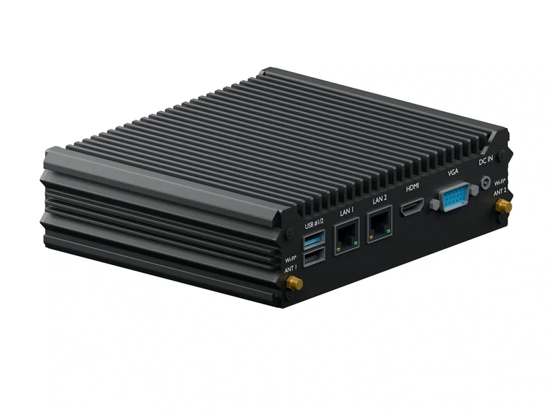 IMDRT120-2L2C Fanless Mini PC - Celeron J1900, 16GB, 1TB mSATA, Windows 11 Pro