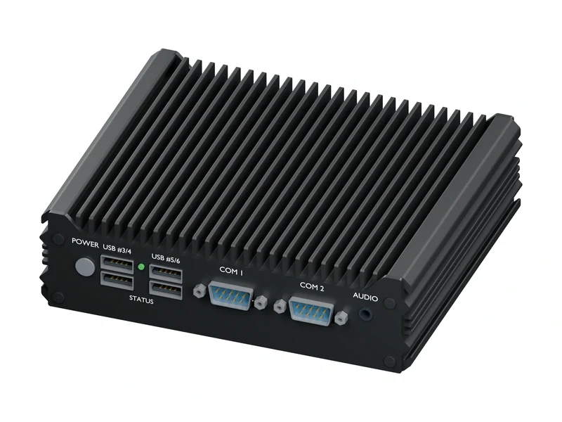 IMDRT120-2L2C Fanless Mini PC - Celeron J1900, 8GB, 1TB mSATA, Windows 11 IoT LTSC