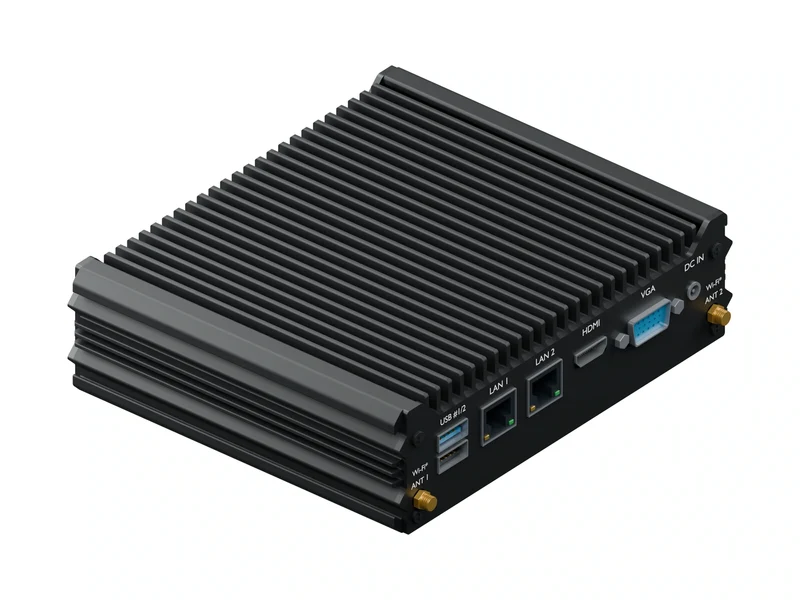 IMDRT120-2L2C Fanless Mini PC - Celeron J1900, 16GB, 256GB mSATA, Windows 11 Pro