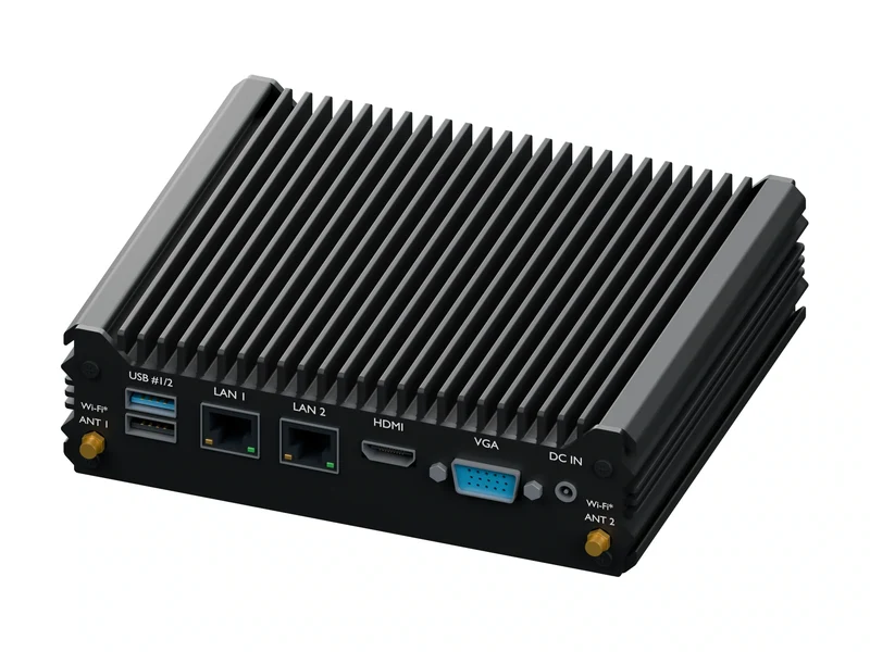 IMDRT120-2L2C Fanless Mini PC - Celeron N2940, 4GB, 1TB mSATA, Windows 11 Pro