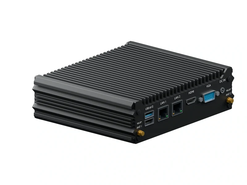 IMDRT120-2L2C Fanless Mini PC - Celeron J1900, 16GB, 128GB mSATA, Windows 11 Pro