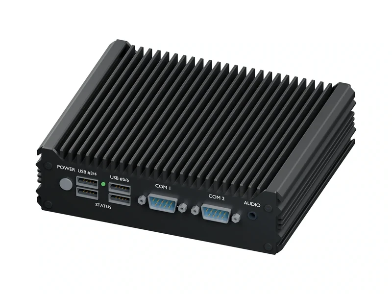IMDRT120-2L2C Fanless Mini PC - Celeron N2840, 16GB, 256GB mSATA, Windows 11 IoT LTSC