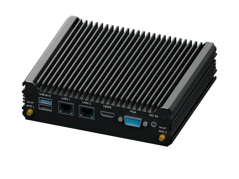 IMDRT120-2L2C Fanless Mini PC - Celeron N2840, 16GB, 128GB mSATA, Windows 11 Pro