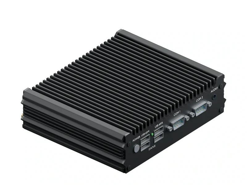 IMDRT120-2L2C Fanless Mini PC - Celeron J1900, 8GB, 512GB mSATA, Windows 11 IoT LTSC