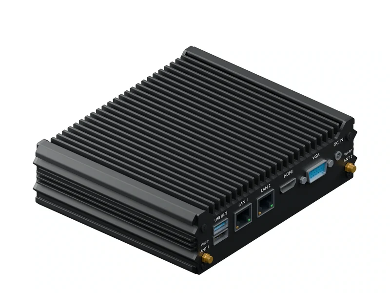 IMDRT120-2L2C Fanless Mini PC - Celeron N2840, 16GB, 128GB mSATA, Windows 11 IoT LTSC