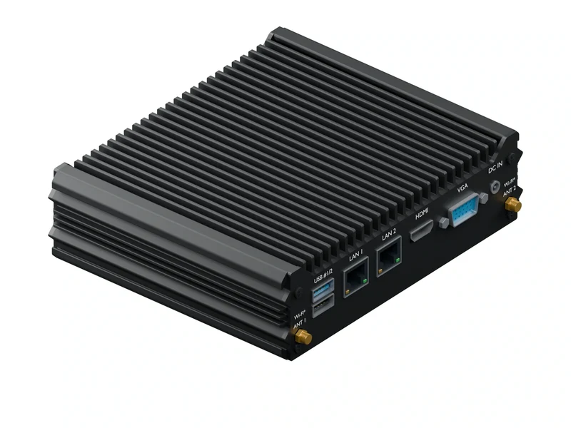 IMDRT120-2L2C Fanless Mini PC - Celeron N2940, 4GB, 512GB mSATA, Windows 11 Pro