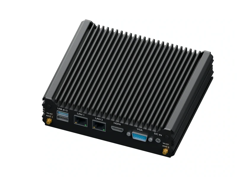 IMDRT120-2L2C Fanless Mini PC - Celeron N2840, 8GB, 256GB mSATA, Windows 11 IoT LTSC