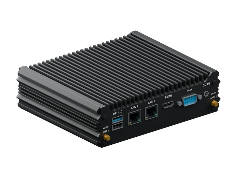 IMDRT120-2L2C Fanless Mini PC - Celeron N2840, 4GB, 512GB mSATA, Windows 11 Pro