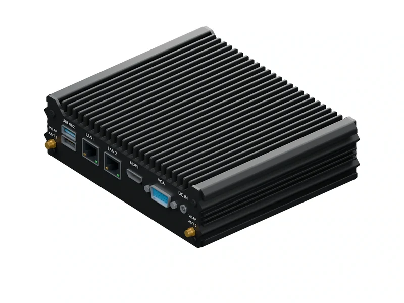 IMDRT120-2L2C Fanless Mini PC - Celeron N2940, 4GB, 256GB mSATA, Windows 11 IoT LTSC