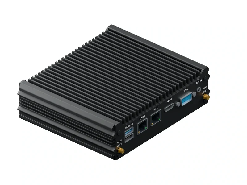 IMDRT120-2L2C Fanless Mini PC - Celeron J1900, 4GB, 256GB mSATA, Windows 11 Pro