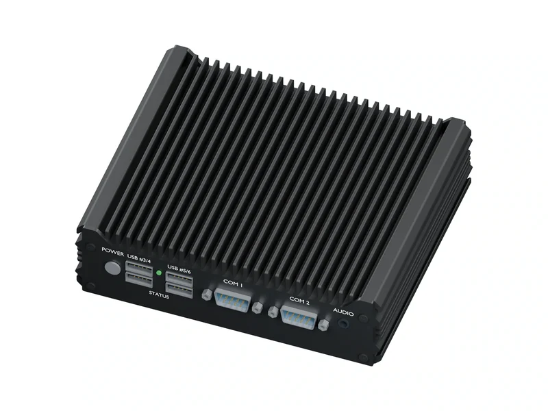 IMDRT120-2L2C Fanless Mini PC - Celeron N2840, 8GB, 128GB mSATA, Windows 11 Pro