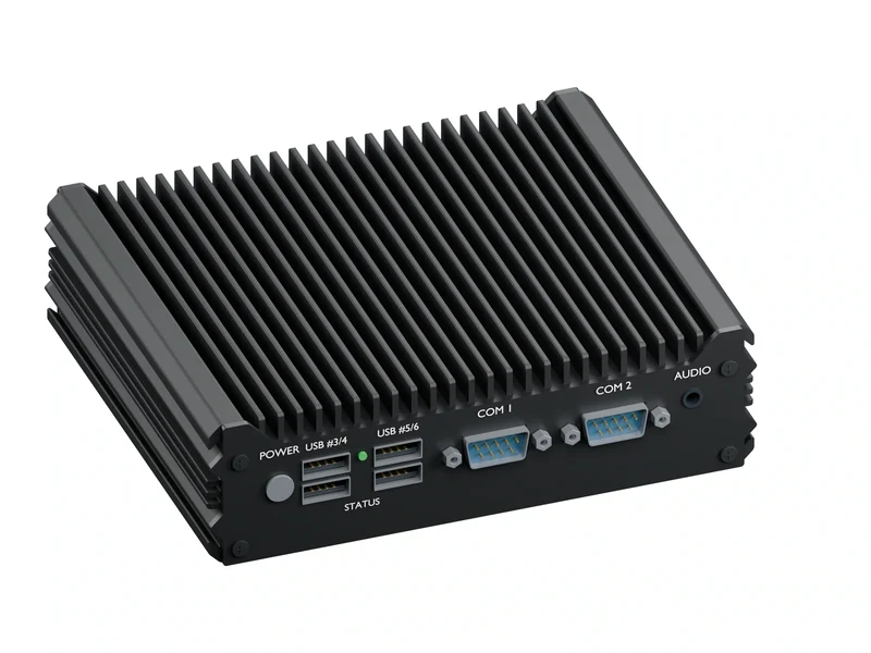 IMDRT120-2L2C Fanless Mini PC - Celeron N2840, 4GB, 128GB mSATA, Windows 11 Pro