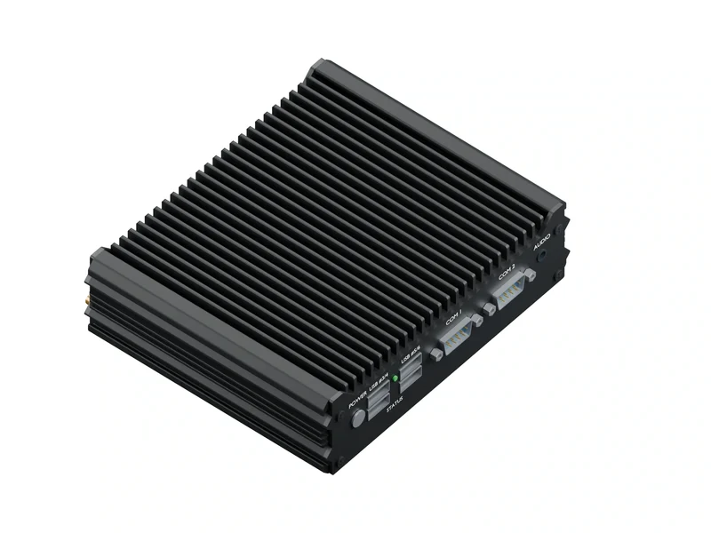 IMDRT120-2L2C Fanless Mini PC - Celeron J1900, 4GB, 128GB mSATA, Windows 11 IoT LTSC