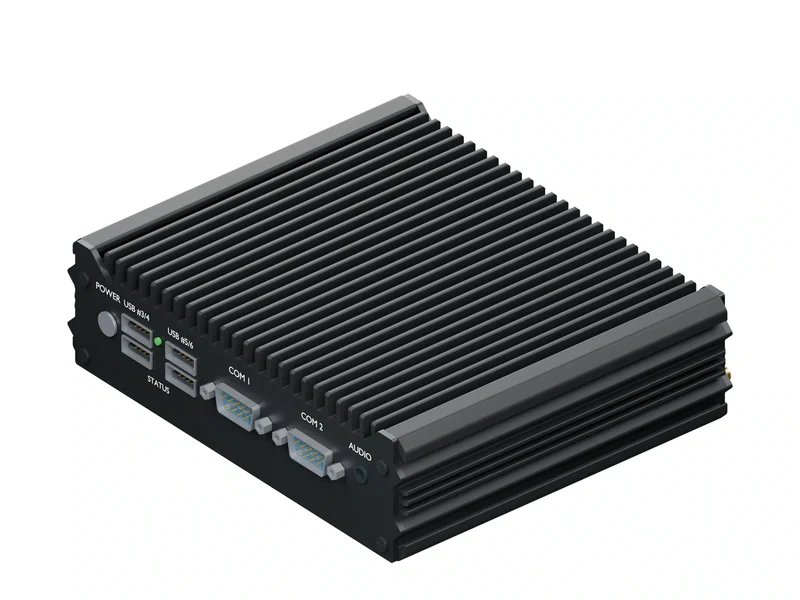 IMDRT120-2L2C Fanless Mini PC - Celeron N2840, 4GB, 256GB mSATA, Windows 11 IoT LTSC