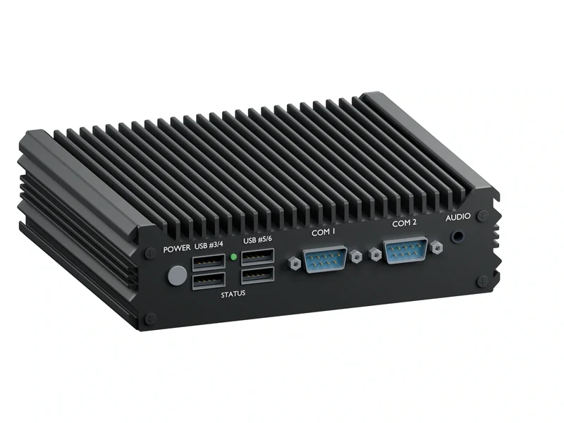IMDRT120-2L2C Fanless Mini PC - Celeron N2840, 4GB, 128GB mSATA, Windows 11 IoT LTSC