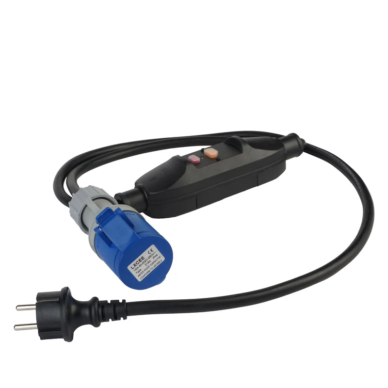 WATTSTUNDE® CEE Einspeisekabel mit FI