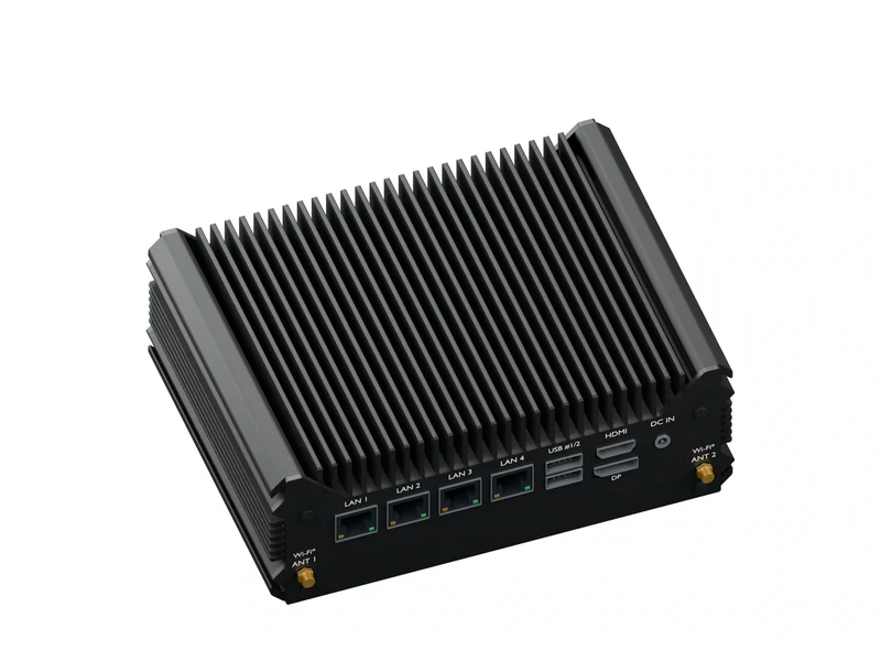 IMDRT121-4L Fanless Mini PC - N100, 32GB, 256GB NVMe, Debian 12
