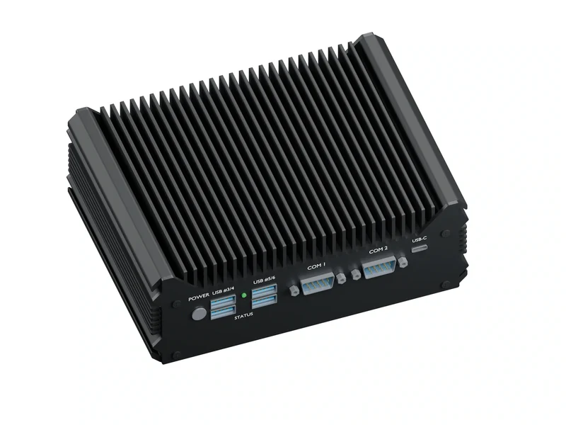 IMDRT121-4L Fanless Mini PC - N100, 32GB, 256GB NVMe, Ubuntu Desktop