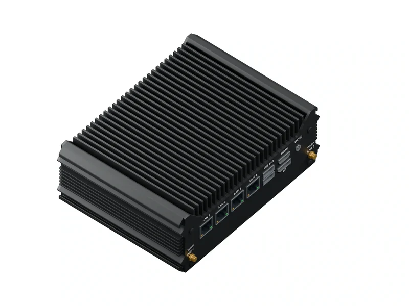 IMDRT121-4L Fanless Mini PC - N100, 32GB, 256GB NVMe, Ubuntu Server