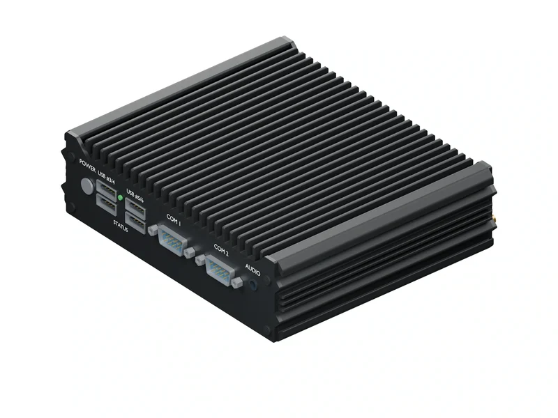 IMDRT120-2L2C Fanless Mini PC - Celeron J1900, 16GB, 128GB mSATA, Ubuntu Server