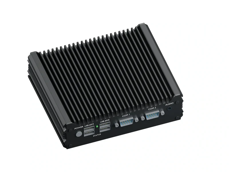 IMDRT120-2L2C Fanless Mini PC - Celeron J1900, 16GB, 128GB mSATA, No OS