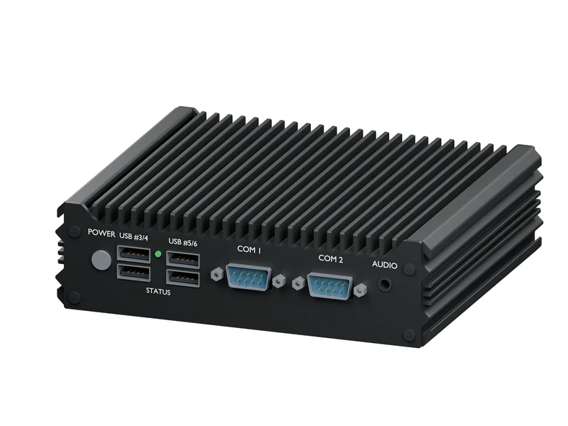 IMDRT120-2L2C Fanless Mini PC - Celeron J1900, 16GB, 256GB mSATA, No OS