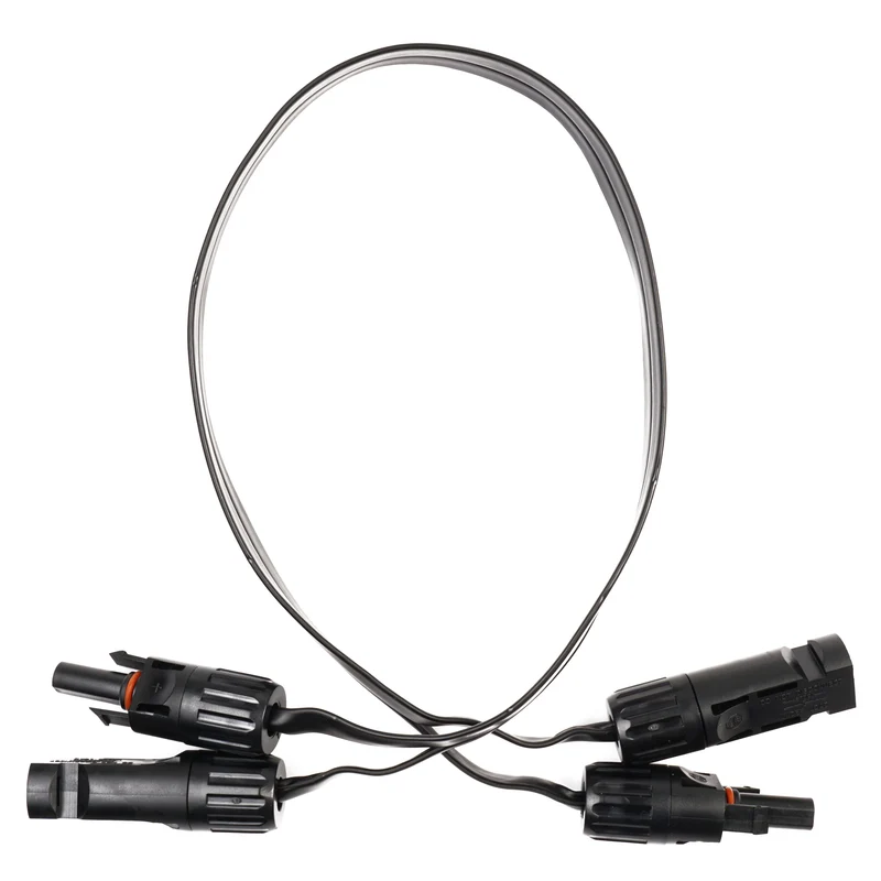 WATTSTUNDE® MC4 auf MC4 Flachbandkabel 50 cm