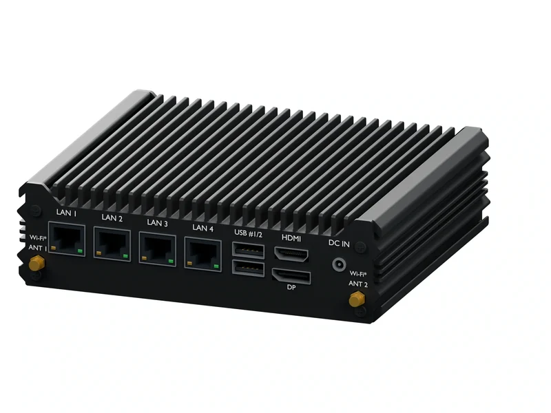 IMDRT120-4L Fanless Mini PC - Celeron J4125, 8GB, 512GB mSATA, Windows 10 IoT LTSC