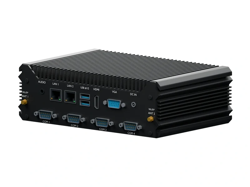 IMDRT122-2L6C10U Fanless Mini PC - Celeron J1900, 8GB, 128GB mSATA, No OS
