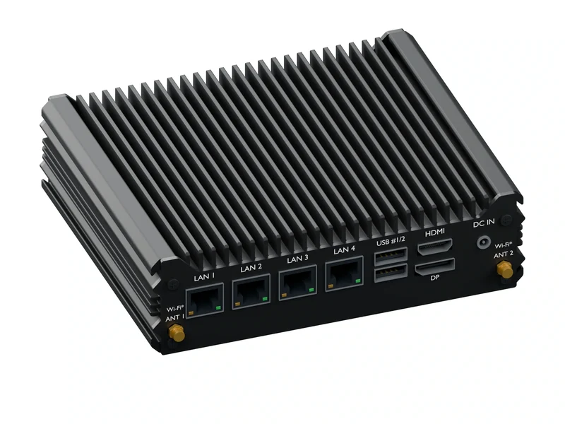IMDRT120-4L Fanless Mini PC - Celeron J4125, 8GB, 256GB mSATA, Ubuntu Desktop