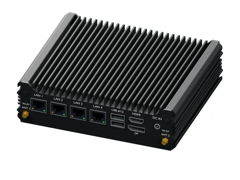IMDRT120-4L Fanless Mini PC - Celeron J4125, 8GB, 256GB mSATA, Windows 10 IoT LTSC