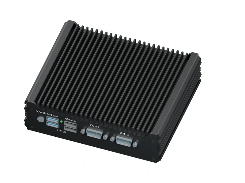 IMDRT120-4L Fanless Mini PC - Celeron J4125, 8GB, 512GB mSATA, No OS