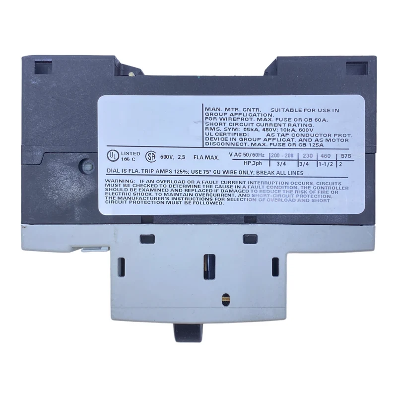 Siemens 3RV1011-1CA10 Motorschutzschalter 1,8...2,5 A