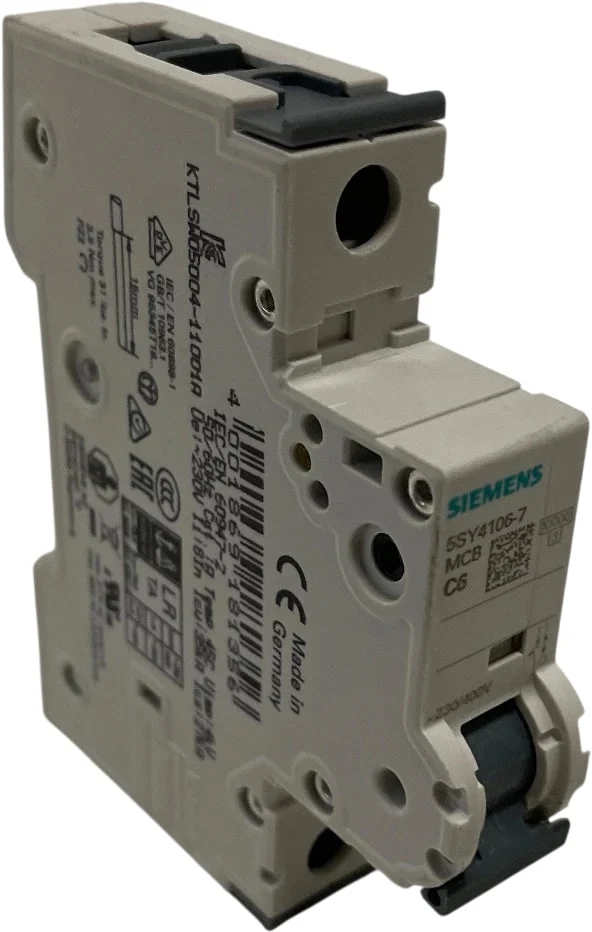 Siemens Leitungsschutzschalter 230/400V 6A C Schalter für Industrie 5SY4106-7