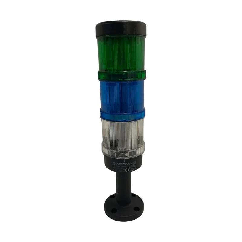 Werma Signalleuchte Grün Blau Weiß 64081000 IP65 Type 12 Industrie Einsatz