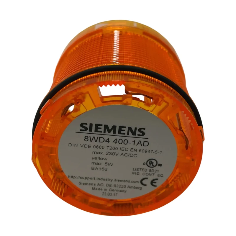 Siemens Dauerlichtelement 8WD4400-1AD Signalsäule Dauerlicht Gelb 12-240V
