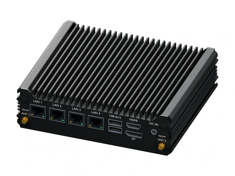 IMDRT120-4L Fanless Mini PC - Celeron J4125, 8GB, 512GB mSATA, Ubuntu Desktop